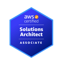 AWS Certified Solutions Architect – Associate, issued by Amazon Web Services